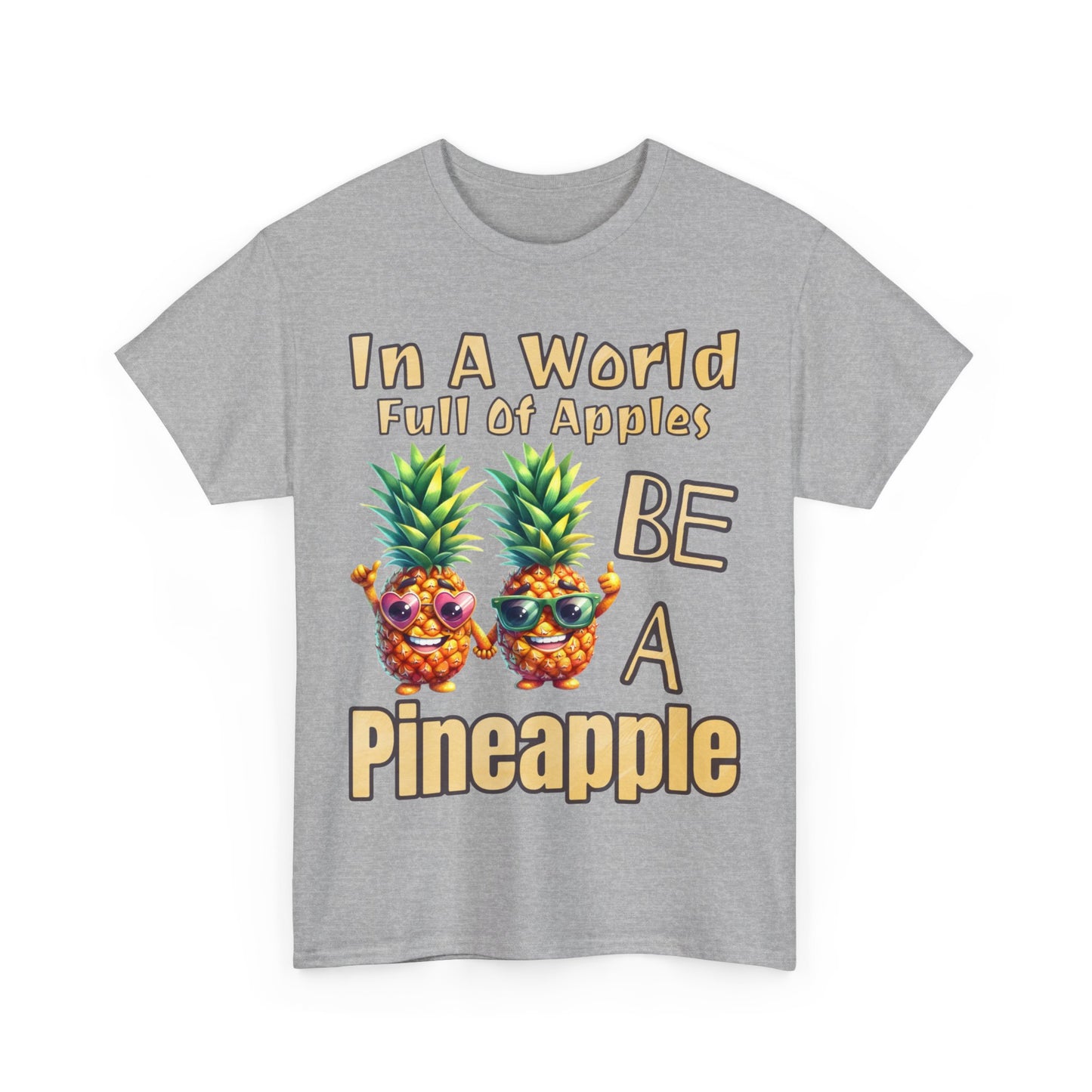 Cool Pineapple Couple Mr & Mrs Unisex Heavy Cotton Tee