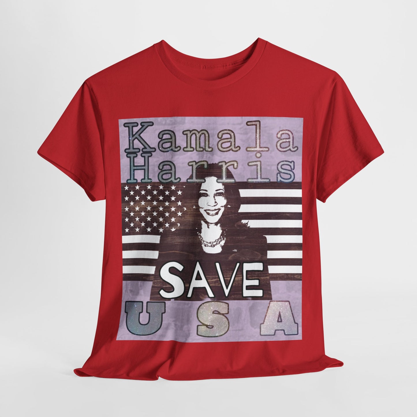 Kamala Harris For President Save USA Unisex Heavy Cotton Tee