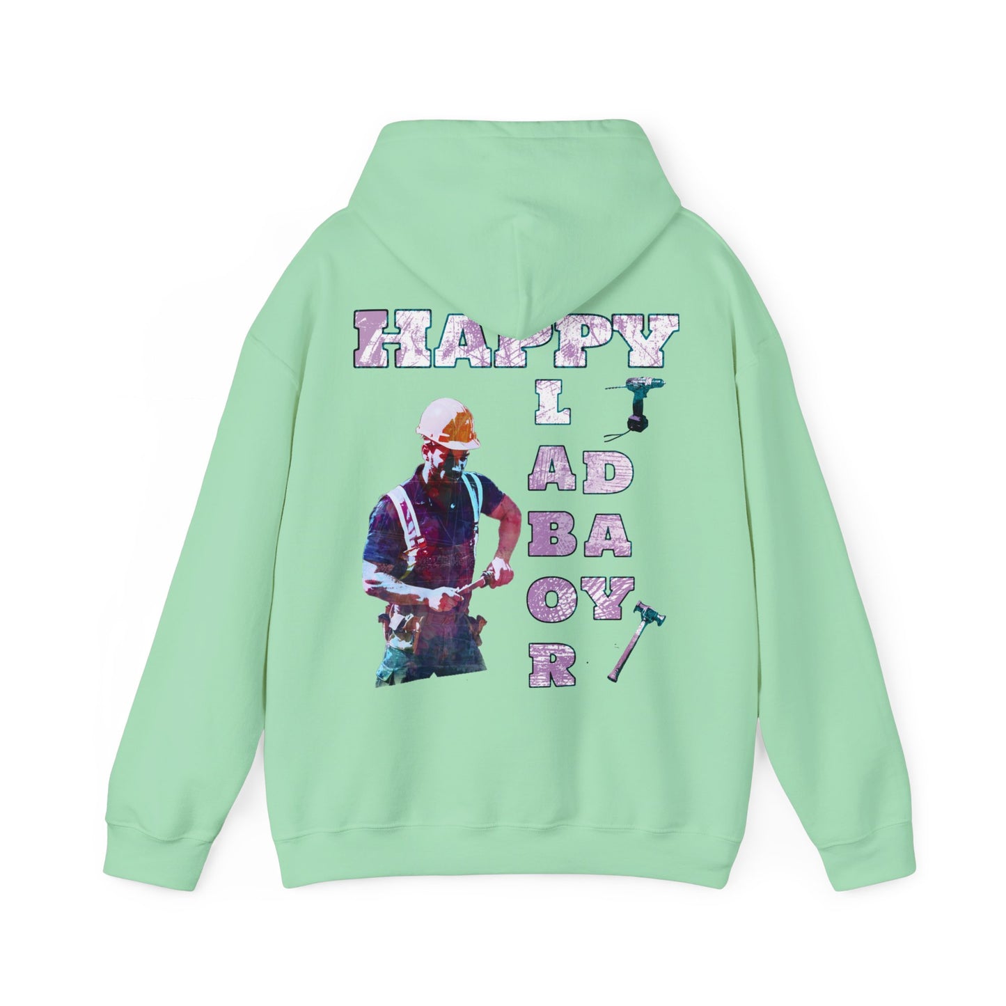 Happy Labor Day supporter Unisex Heavy Blend™ Hooded Sweatshirt