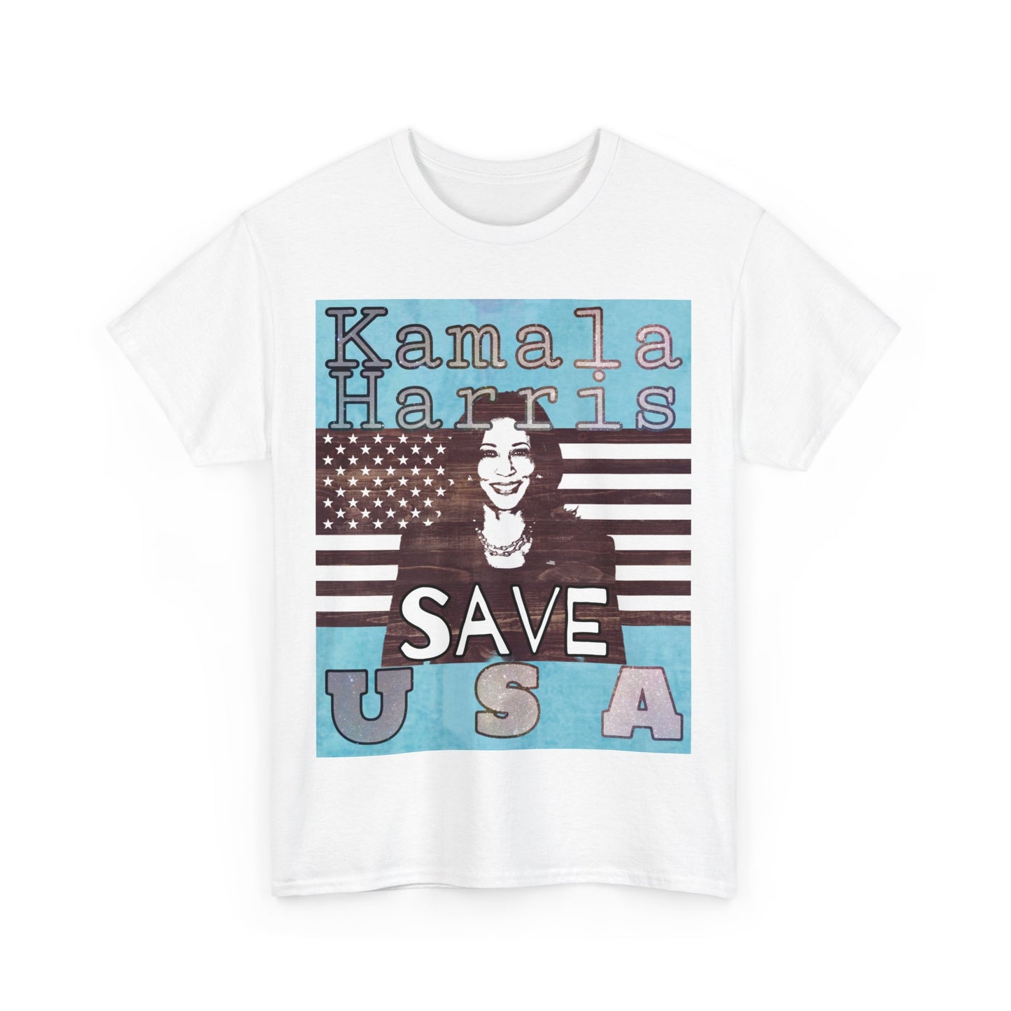 Kamala Harris For President Save USA Unisex Heavy Cotton Tee