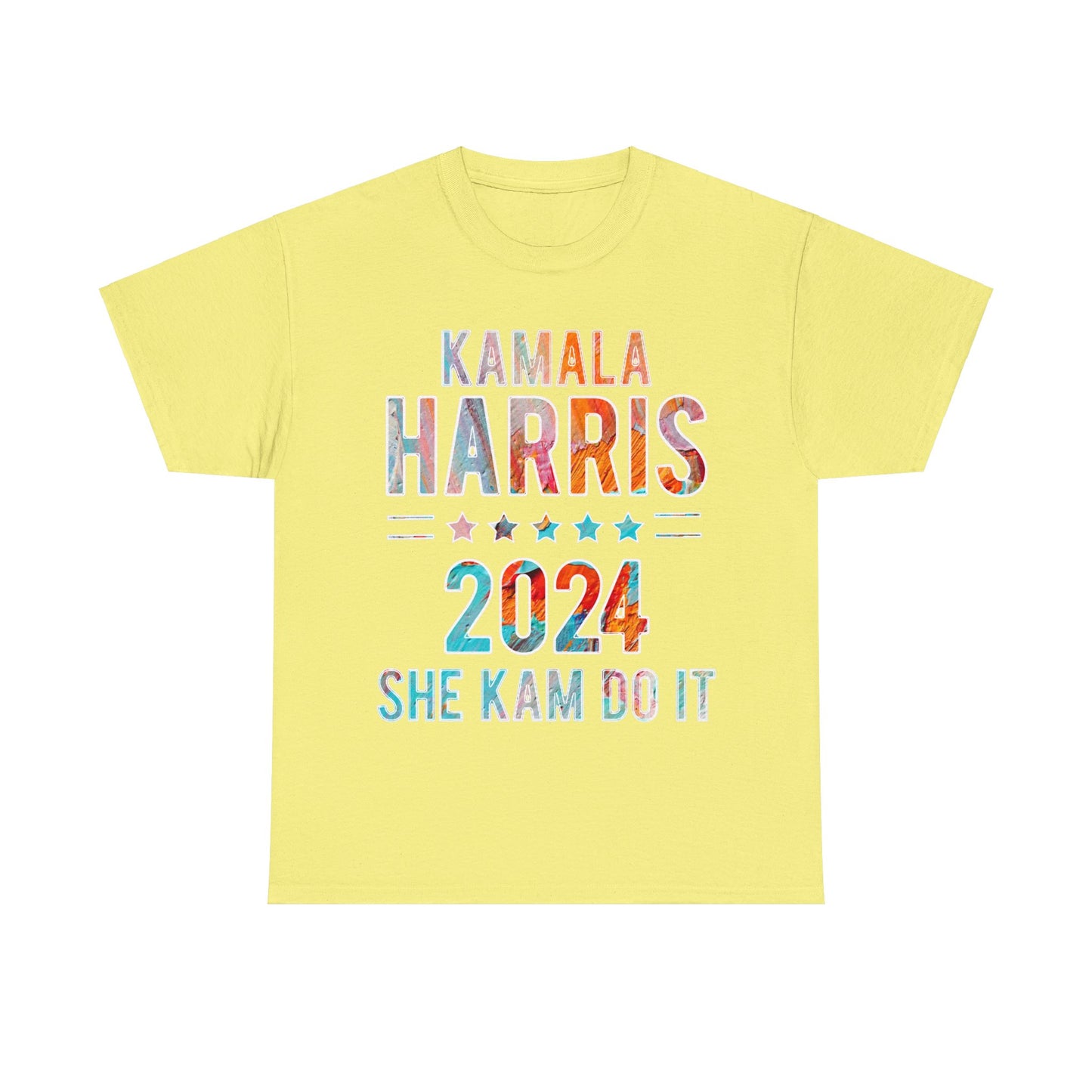 Kamala Harris 2024 Vote Supporter pretty unusual Unisex Heavy Cotton Tee