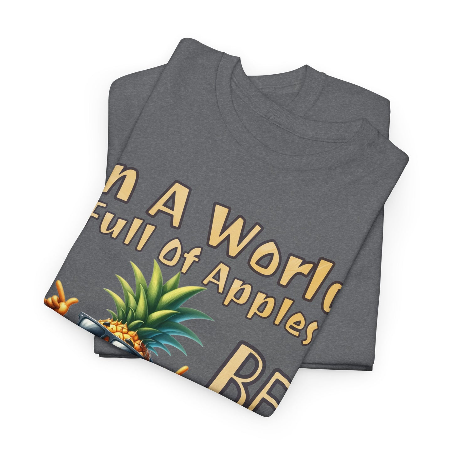 Cool Pineapple DJ Music Decks Unisex Heavy Cotton Tee