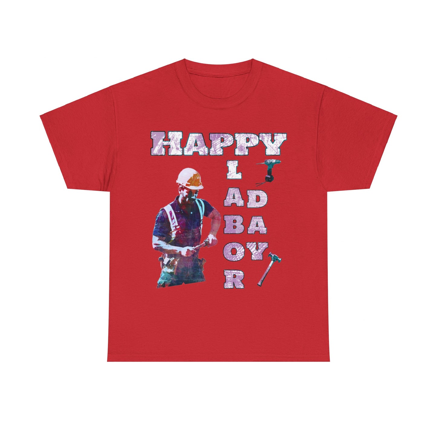 Happy Labor Day National Holiday supporters Unisex Heavy Cotton Tee