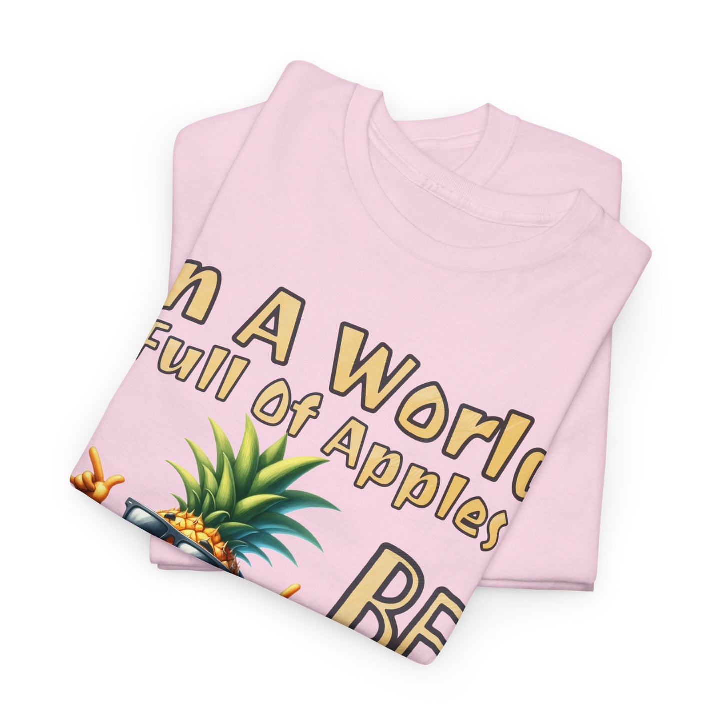 Cool Pineapple DJ Music Decks Unisex Heavy Cotton Tee