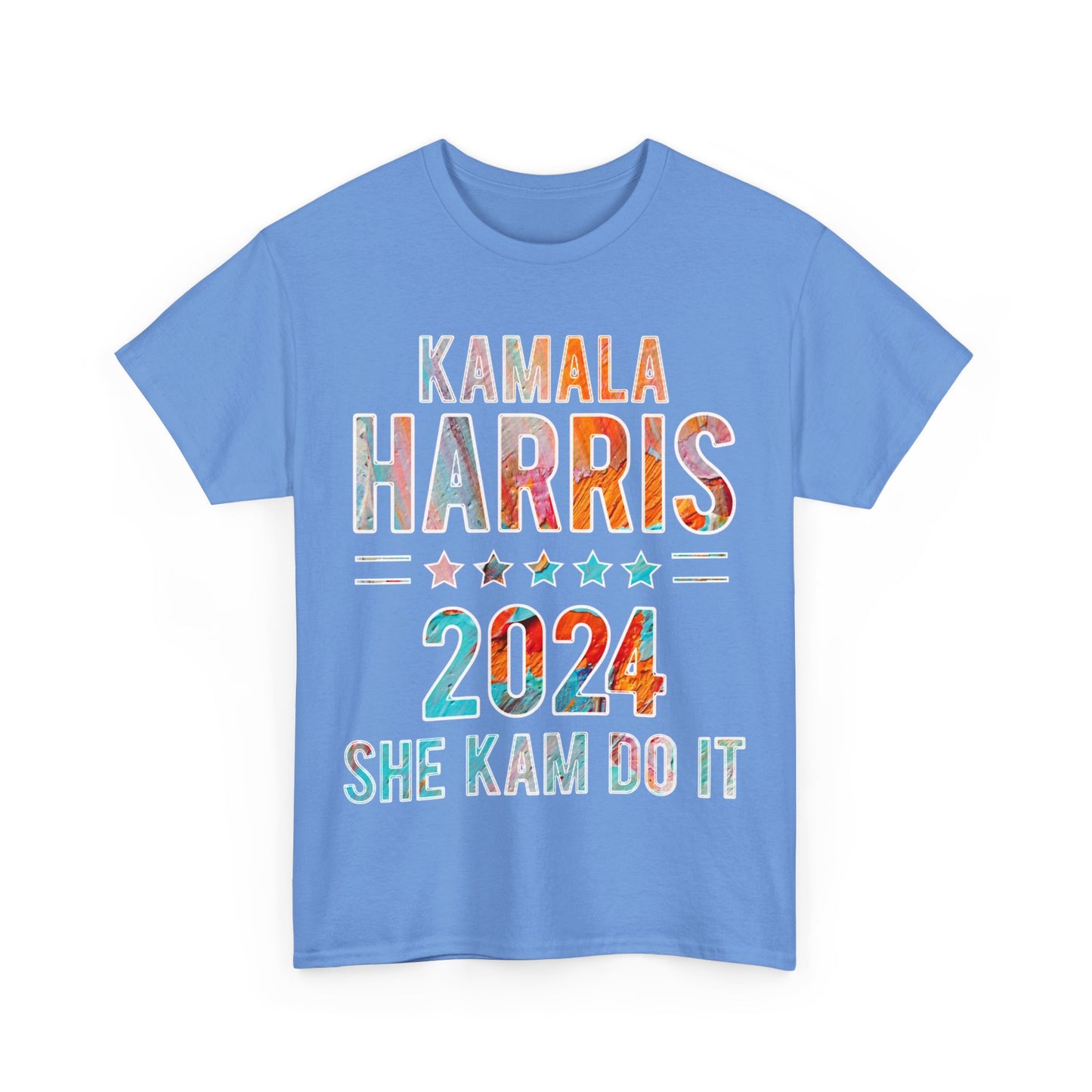 Kamala Harris 2024 Vote Supporter pretty unusual Unisex Heavy Cotton Tee