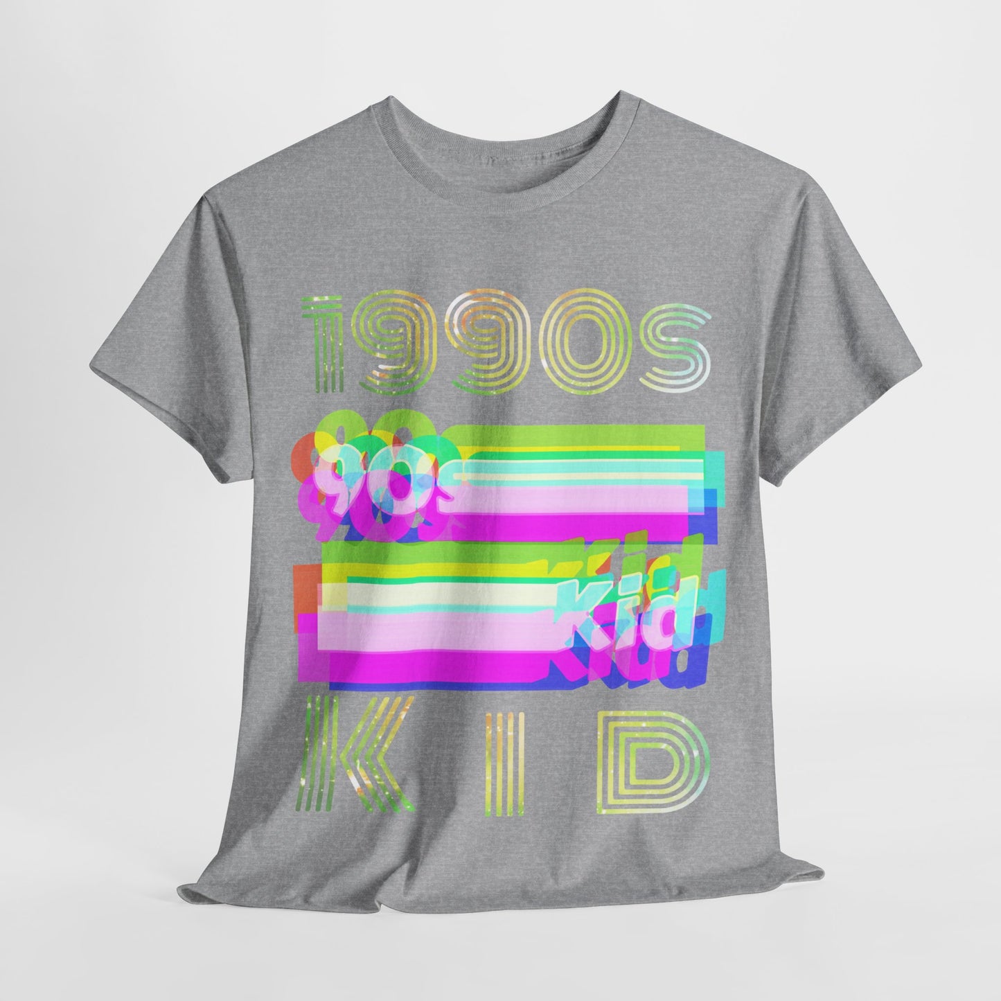 1990s kid decade party Unisex Heavy Cotton Tee