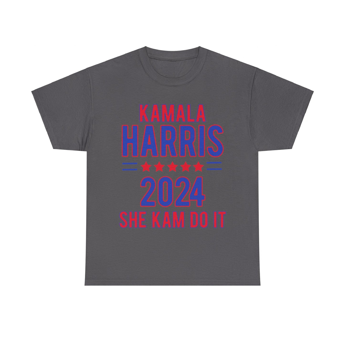 Front & Back Kamala Harris for President Unisex Heavy Cotton Tee