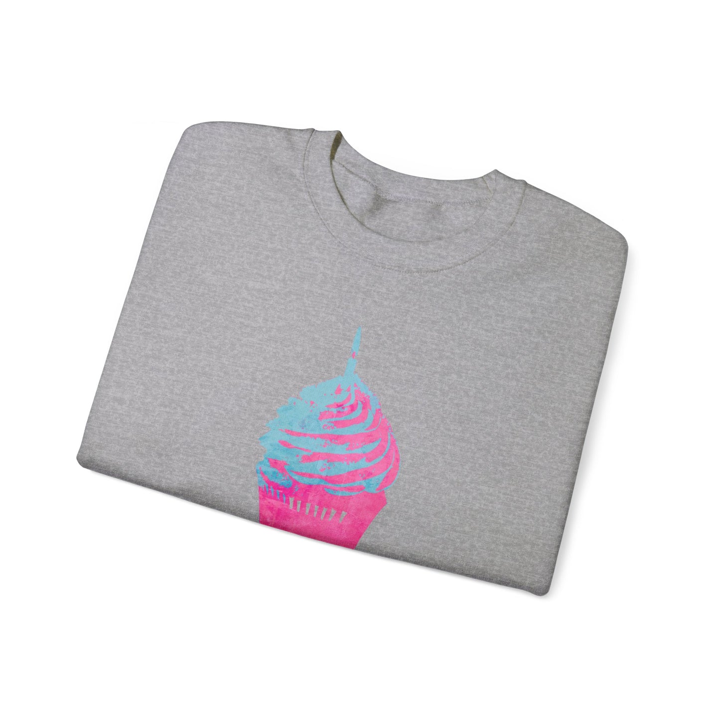 Birthday Girl Blue and Pink Unisex Heavy Blend™ Crewneck Sweatshirt