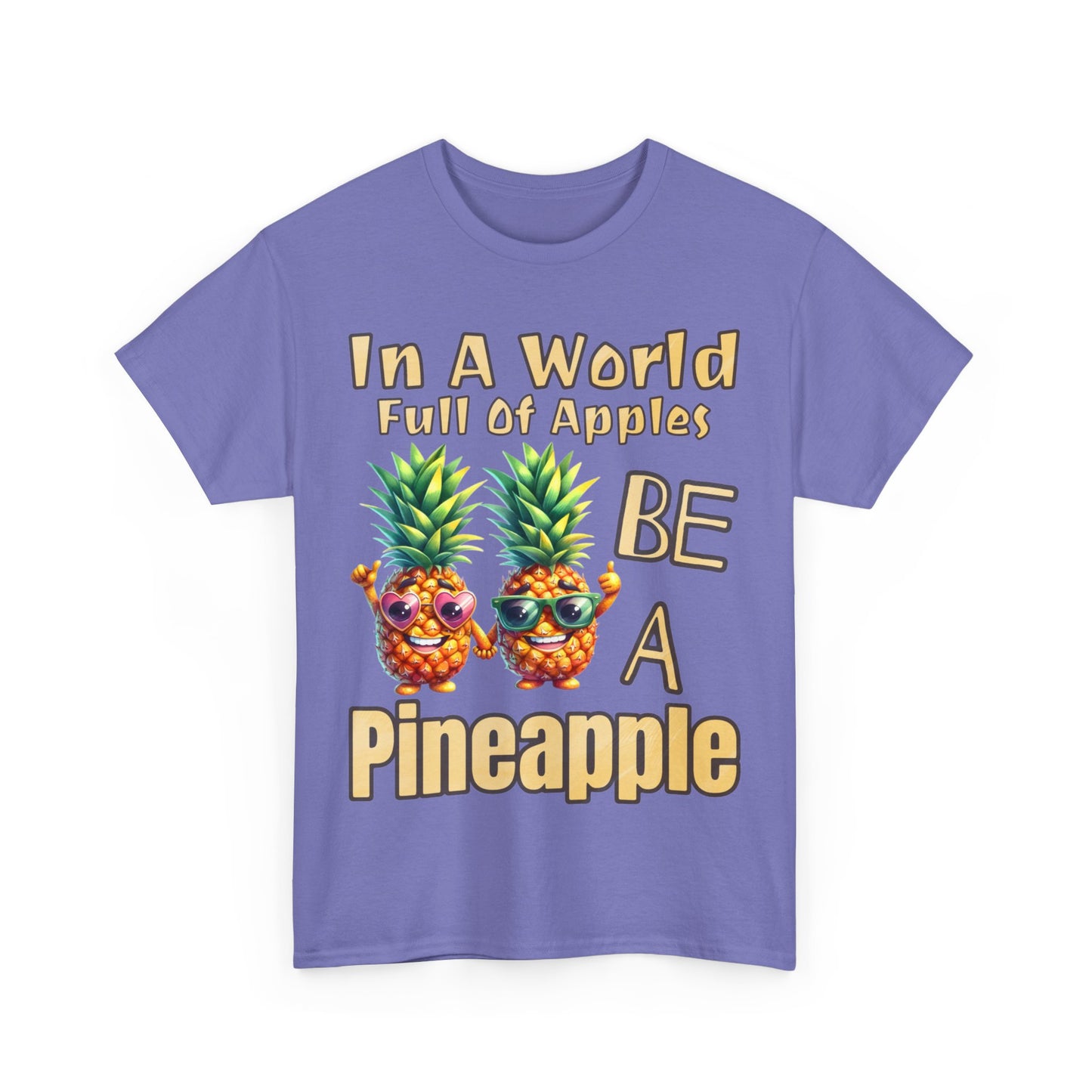 Cool Pineapple Couple Mr & Mrs Unisex Heavy Cotton Tee