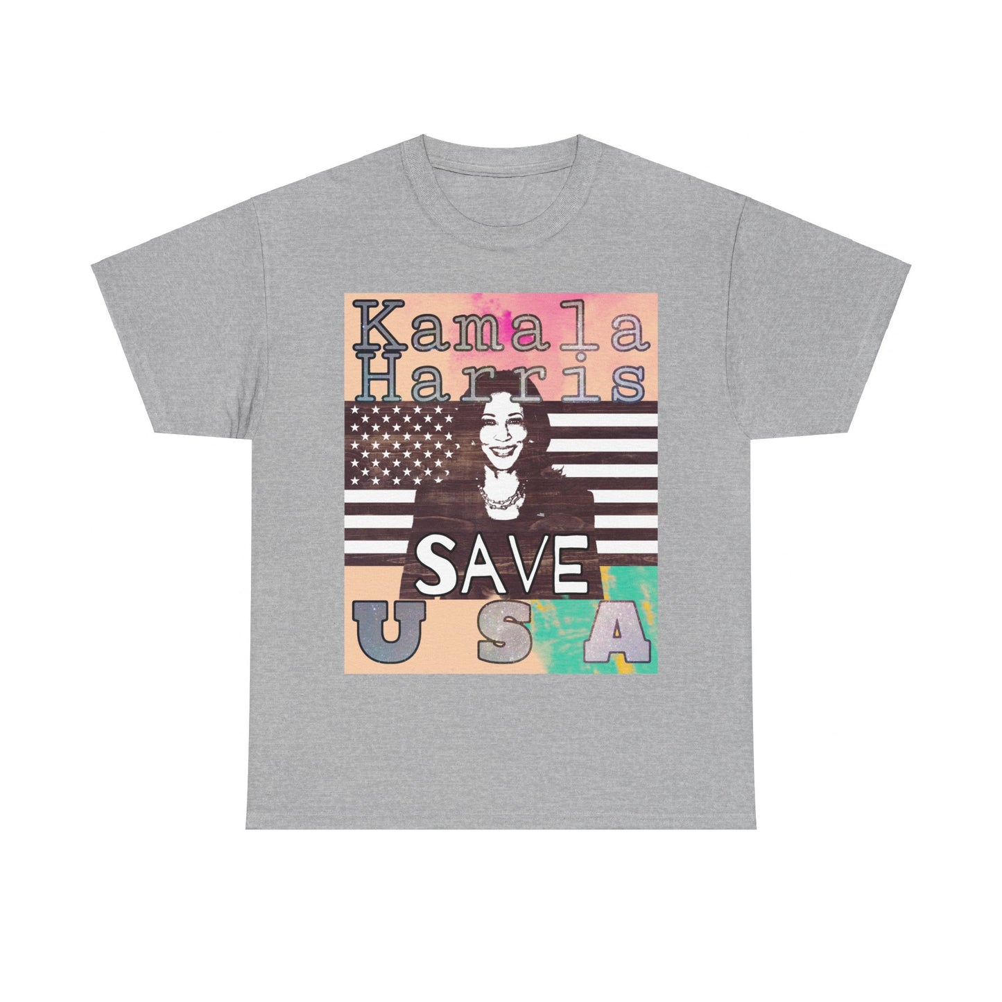 Kamala Harris For President Save USA Unisex Heavy Cotton Tee