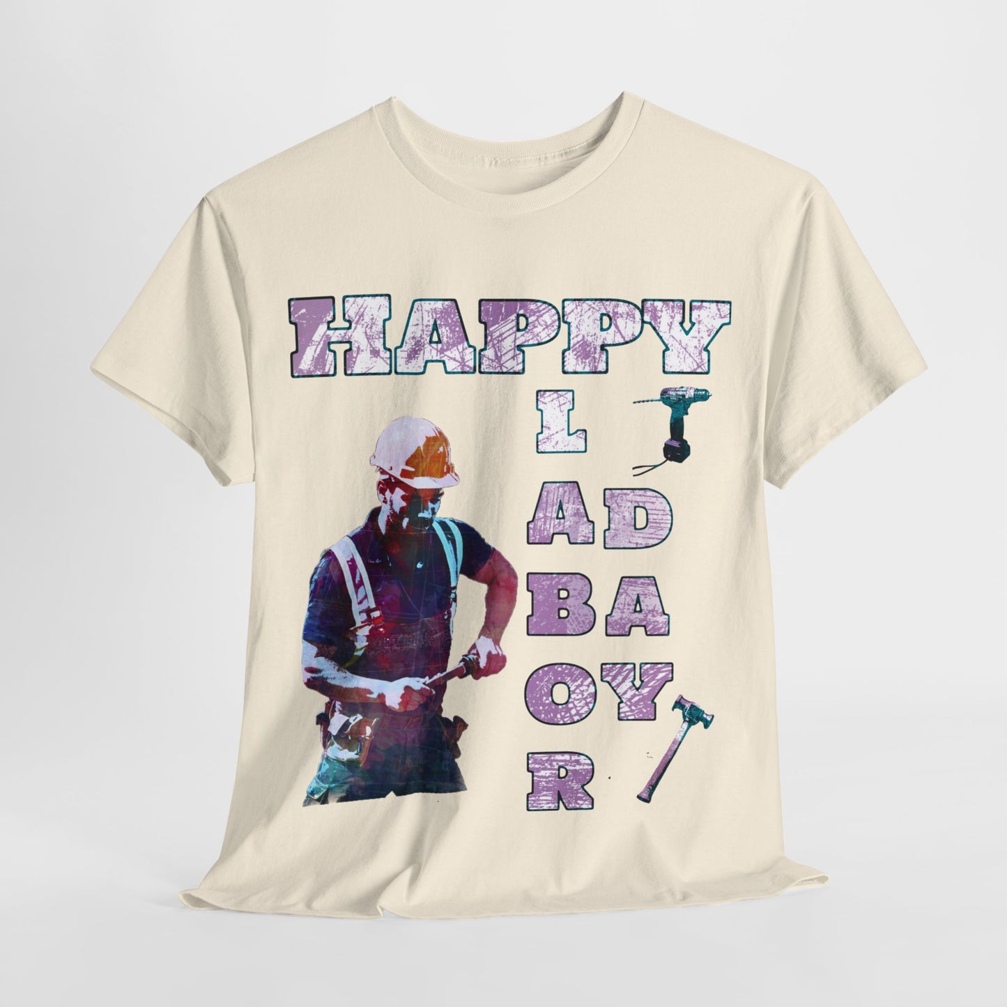 Happy Labor Day National Holiday supporters Unisex Heavy Cotton Tee