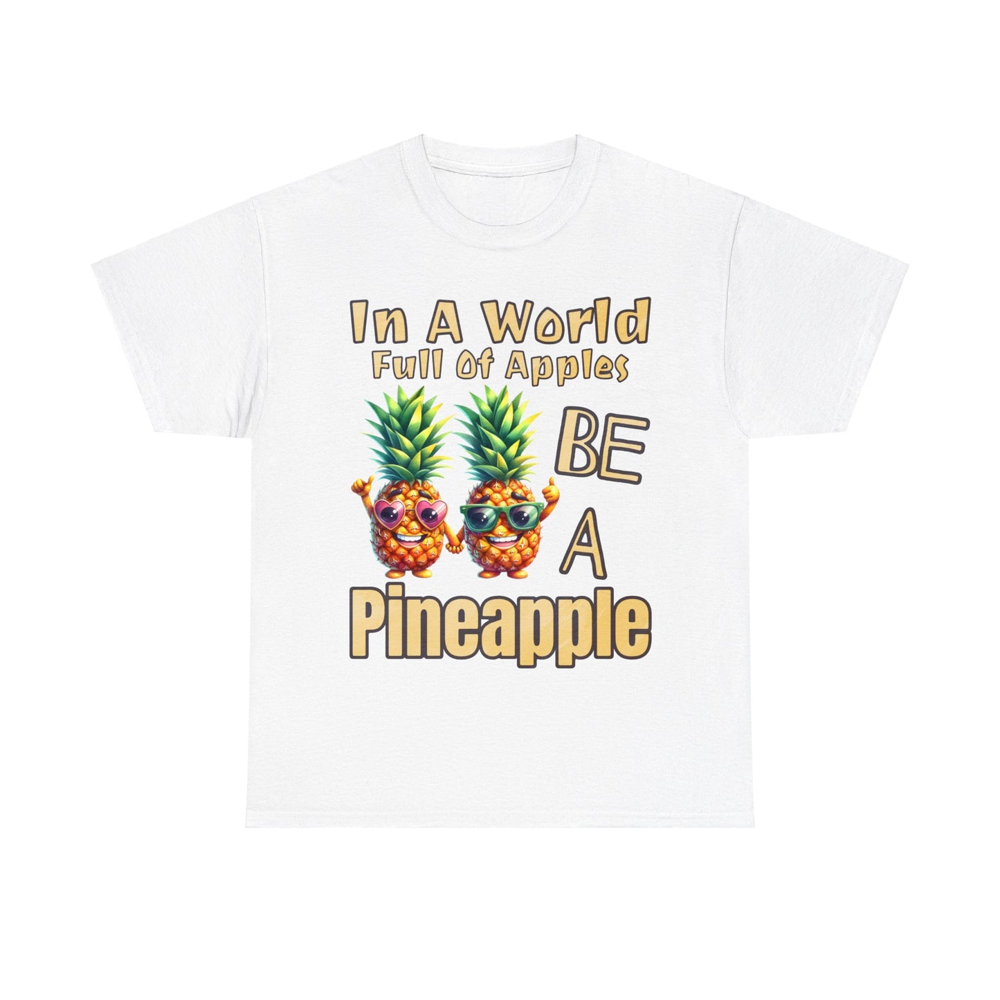 Cool Pineapple Couple Mr & Mrs Unisex Heavy Cotton Tee