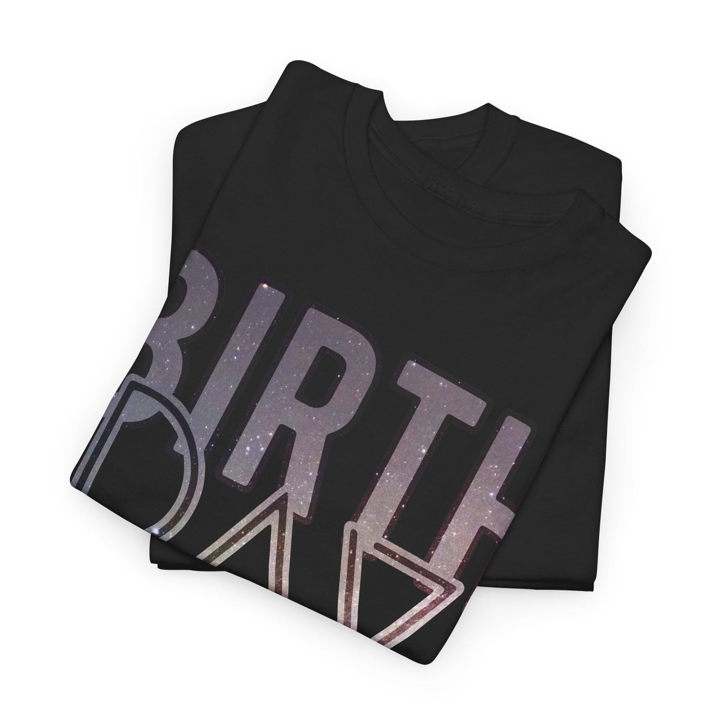 Birthday Boy Stars In Dark Sky Unisex Heavy Cotton Tee