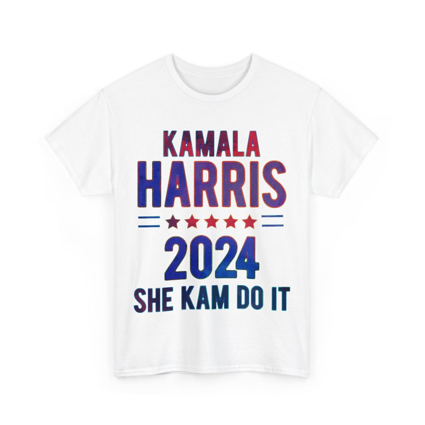 Kamala Harris 2024 Vote Supporter washed look Unisex Heavy Cotton Tee