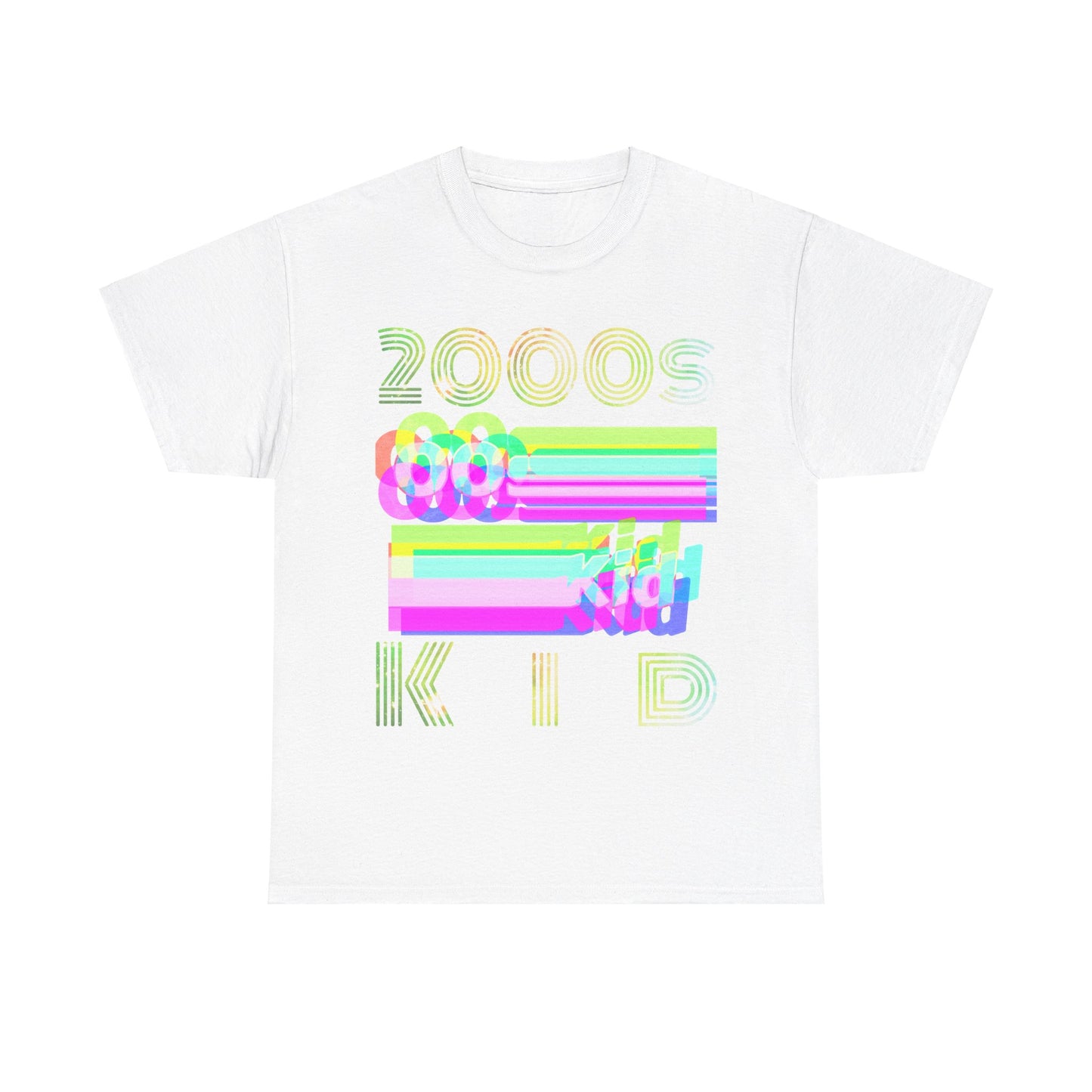 2000s kid 00s funky Unisex Heavy Cotton Tee